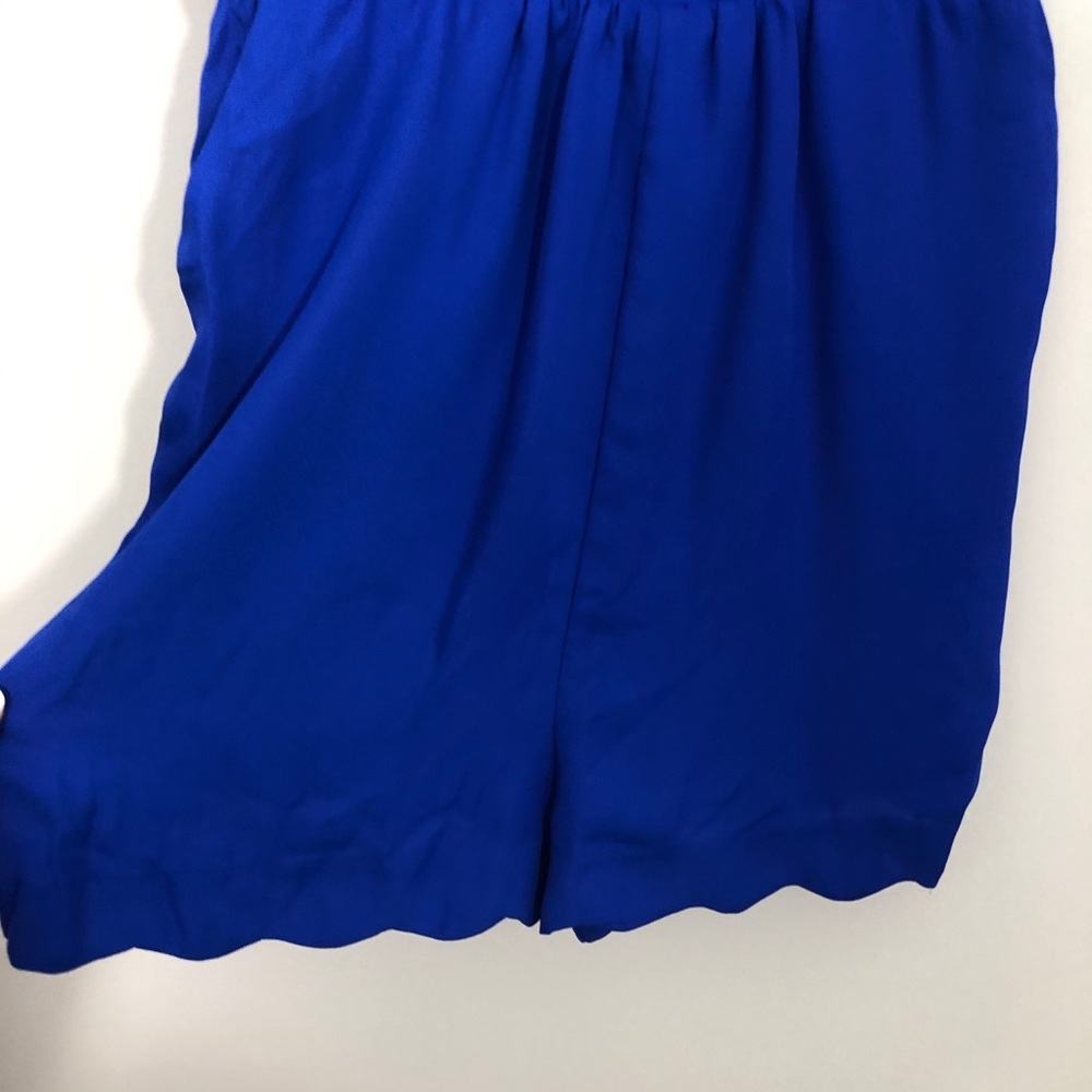 NWT Altar'd State Blue Scalloped Romper - Picture 6 of 7